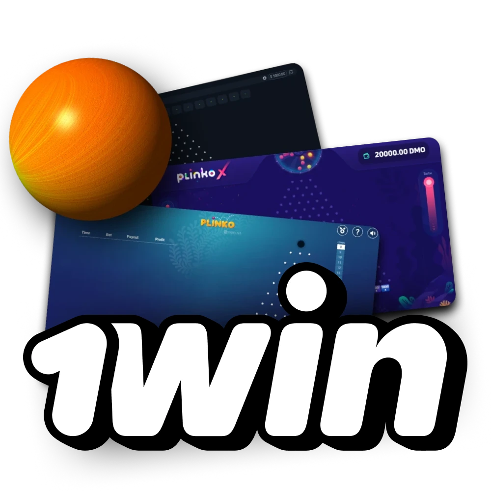 Play Plinko games at the 1win online casino.