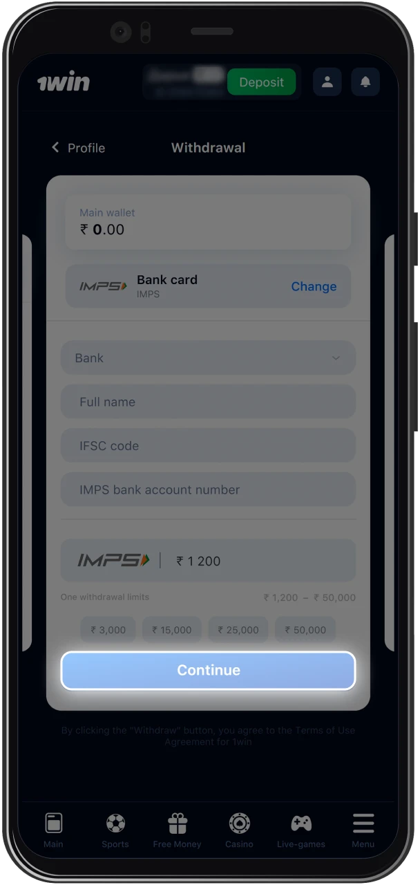 Finish the operation and wait to get your money.